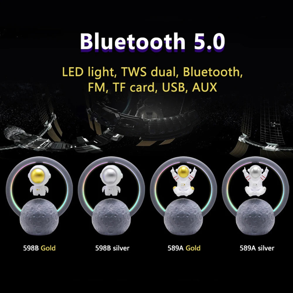 UTHIA Portable Bluetooth 5.0 Speaker | 3D Surround Sound with LED Lights &amp; TWS Pairing