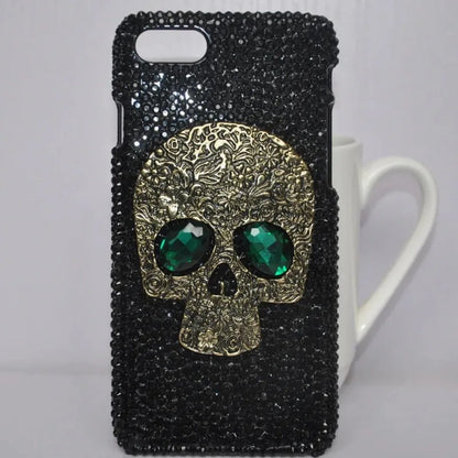 Handcrafted Punk Diamond Rivet Case | Unique iPhone Cover