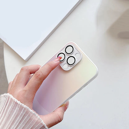 Geometric Tempered Glass Phone Case – Heavy Duty, Anti-Scratch &amp; Stylish Protection