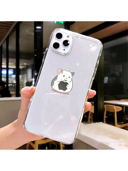 Cute Cartoon Koala &amp; Kitten Soft Phone Case for iPhone – Full Coverage, Anti-Scratch, Washable