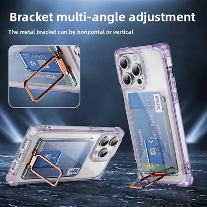 Silicone Wallet Phone Case with Holder &amp; Clip – Practical &amp; Stylish