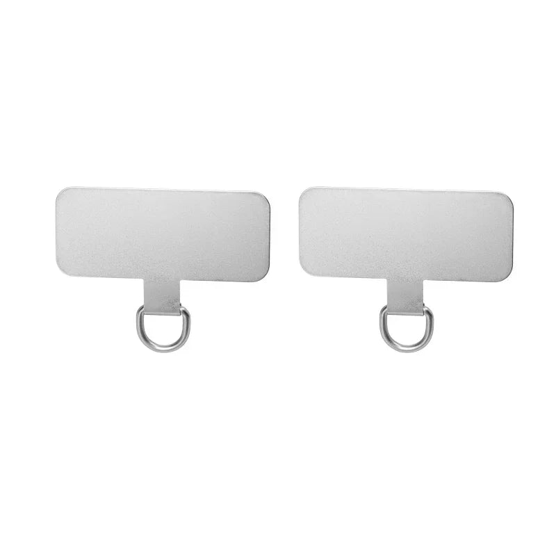 Durable Stainless Steel Phone Tether Clip – Anti-Loss Lanyard Tab Card, Ultra-Thin Sling Piece (1/2/3Pcs)