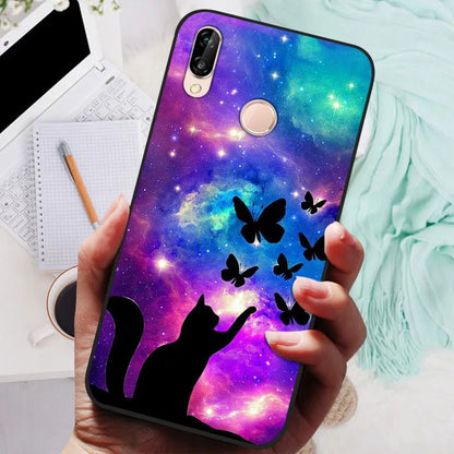 Cute Cartoon Animal Phone Case for Huawei P20 Lite – Ultra Thin Soft Silicone Cover