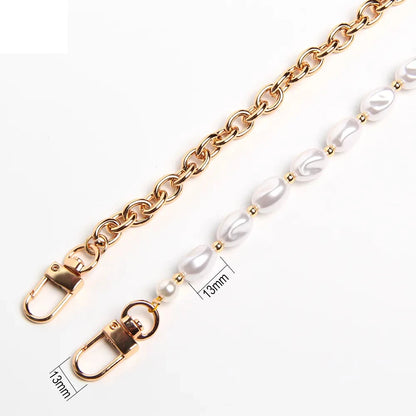 Luxury Transparent Crossbody Pearl Chain Phone Case – Elegant Hands-Free Protection for iPhone