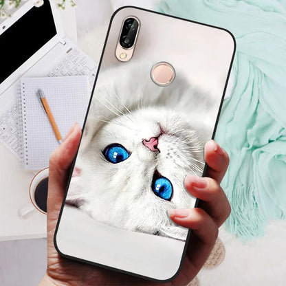 Cute Cartoon Animal Phone Case for Huawei P20 Lite – Ultra Thin Soft Silicone Cover