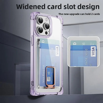 Silicone Wallet Phone Case with Holder &amp; Clip – Practical &amp; Stylish