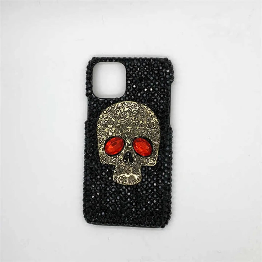 Handcrafted Punk Diamond Rivet Case | Unique iPhone Cover