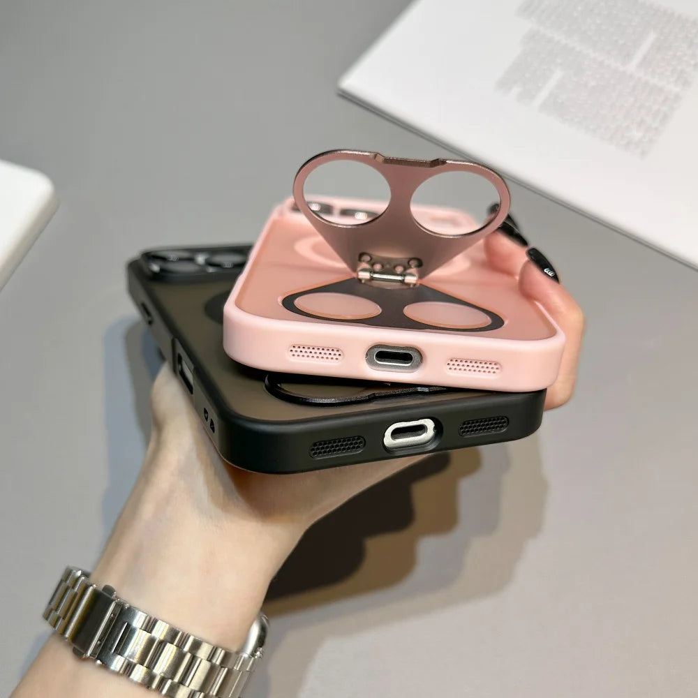 🔥 360° Magnetic Ring Holder Case – Luxury Protection Meets Smart Design 🔥