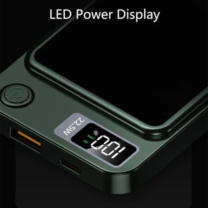 Magnetic Wireless Power Bank – 22.5W PD Fast Charging + 15W Qi Wireless Charger for iPhone, Xiaomi, Huawei &amp; More