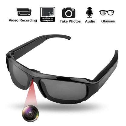 1080P Full HD Spy Glasses Camera | Hidden Sunglasses Camcorder with TF Card Slot