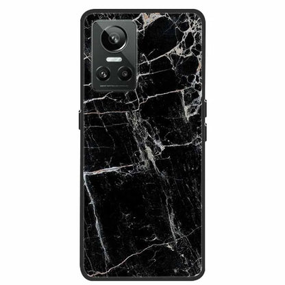 Cartoon &amp; Floral Soft Silicone Case for Realme GT Neo 3 – Shockproof Black Cover