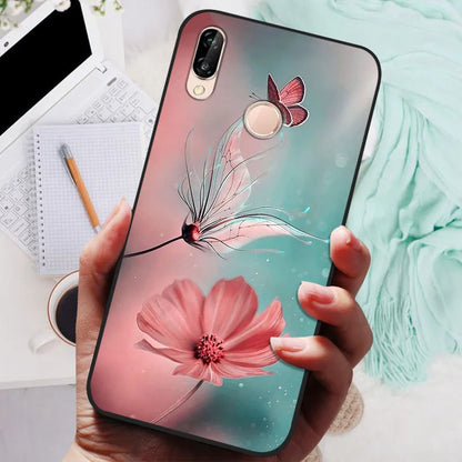 Cute Cartoon Animal Phone Case for Huawei P20 Lite – Ultra Thin Soft Silicone Cover