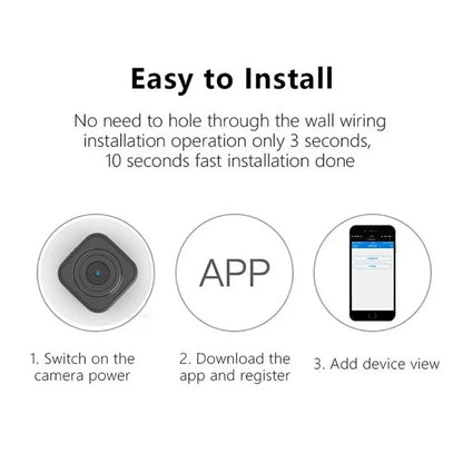 SQ12 1080P Mini WiFi Camera | Portable Magnetic Night Vision Security Cam