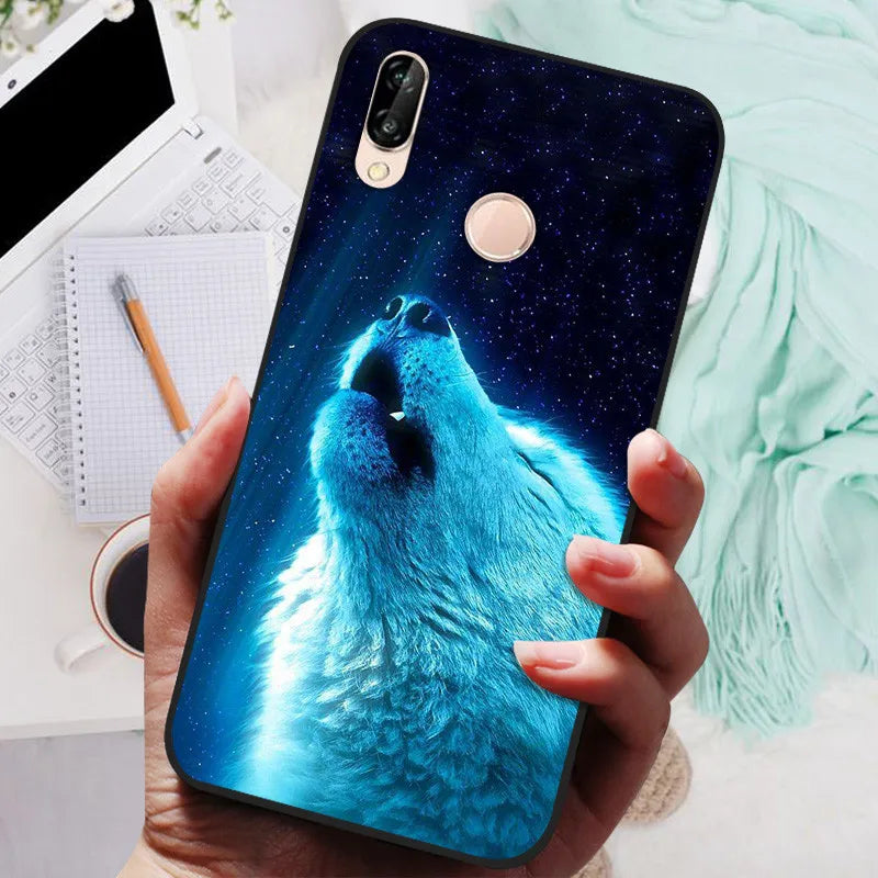 Cute Cartoon Animal Phone Case for Huawei P20 Lite – Ultra Thin Soft Silicone Cover