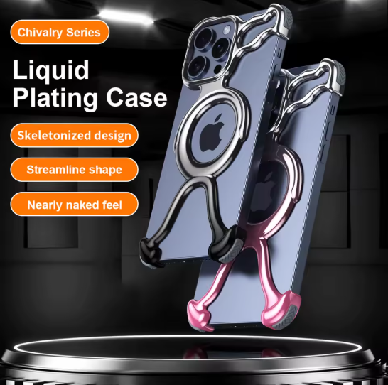 Magnetic Metal Phone Anti-fall Cover