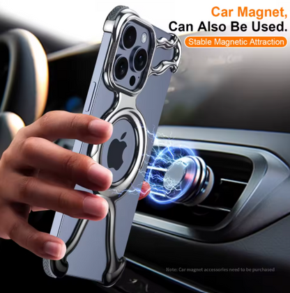 Magnetic Metal Phone Anti-fall Cover