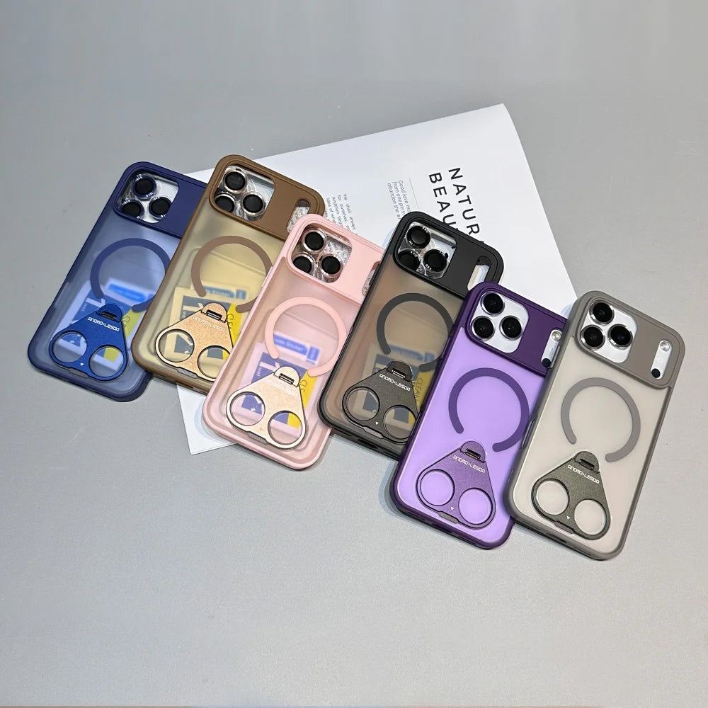 🔥 360° Magnetic Ring Holder Case – Luxury Protection Meets Smart Design 🔥