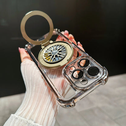 Luxury Magnetic Shockproof Armor Case with Camera Protection &amp; Kickstand for iPhone 16/15/14/13/12/11/X Series
