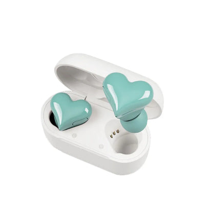 Elistooop Love Wireless Bluetooth Earbuds | Waterproof Earphones with Active Noise Cancellation &amp; Charging Case
