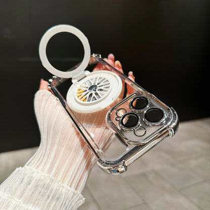 Luxury Magnetic Shockproof Armor Case with Camera Protection &amp; Kickstand for iPhone 16/15/14/13/12/11/X Series