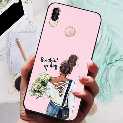 Cute Cartoon Animal Phone Case for Huawei P20 Lite – Ultra Thin Soft Silicone Cover