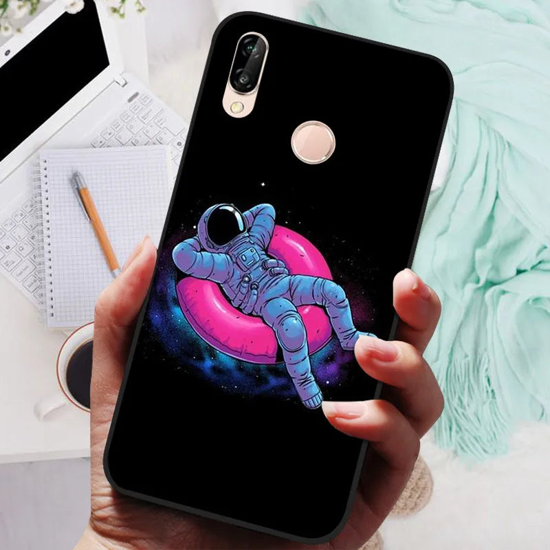 Cute Cartoon Animal Phone Case for Huawei P20 Lite – Ultra Thin Soft Silicone Cover