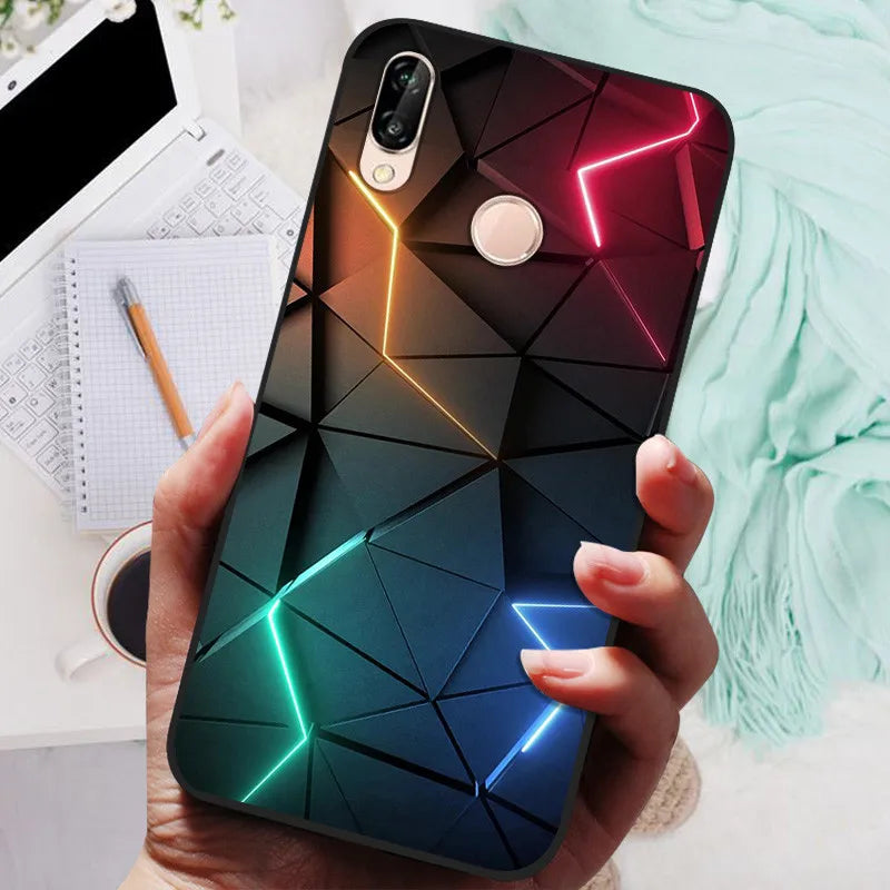 Cute Cartoon Animal Phone Case for Huawei P20 Lite – Ultra Thin Soft Silicone Cover