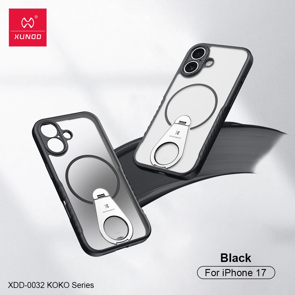 XUNDD Magnetic Shockproof Kickstand Case – Strong Grip &amp; Full Camera Protection